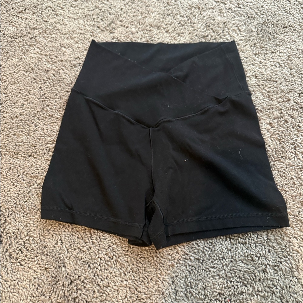 Aerie Black Crossover Women's Shorts